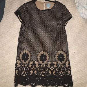 black lace CeCe dress